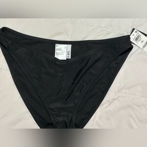 Bar III Solid Black Bikini Brief